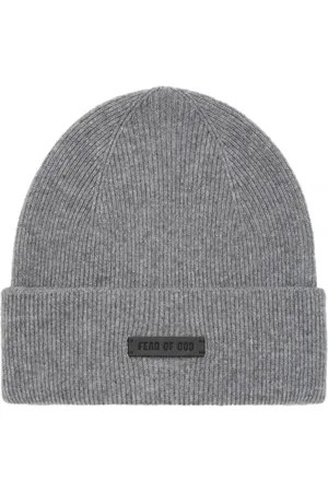 FEAR OF GOD Accessoires, Heren, Grijs, ONE Size, Cashmere Beanie