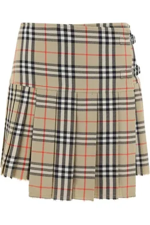 Burberry Rokken, Dames, Bruin, XS, Wol, Zoe Rok