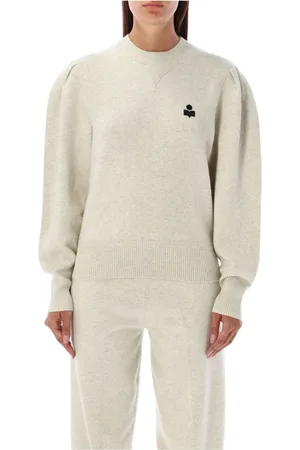 Isabel Marant Truien, Dames, Grijs, S, Lichtgrijs Gebreid Kelaya Sweater