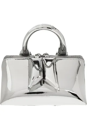 The Attico Tassen, Dames, Grijs, ONE Size, Friday Handtas