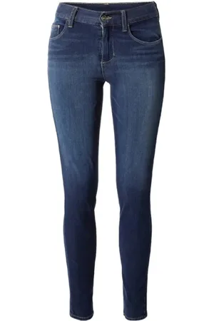 Liu Jo Jeans, Dames, Blauw, W31, Katoen, Blauwe High Waist Skinny Leg Jeans