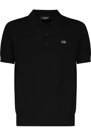 Dsquared2 Tops, Heren, Zwart, 2Xl, Katoen, Polo Shirt