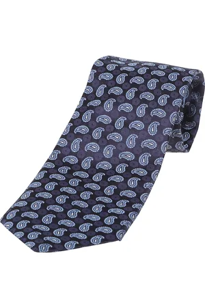 Etro Accessoires, Heren, Blauw, ONE Size, Elegante Zijden Stropdas voor Mannen