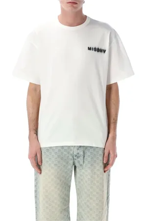 MISBHV Tops, Heren, Wit, S, Katoen, Katoenen Community Logo Print T-shirt