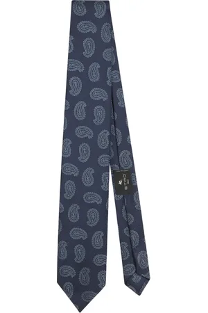 Etro Accessoires, Heren, Blauw, ONE Size, Zijden Stropdas