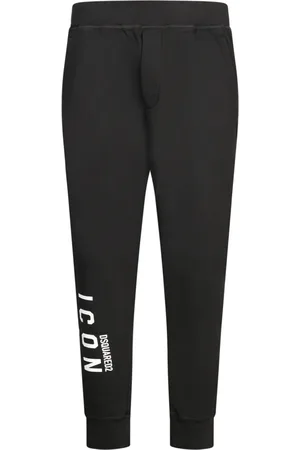 Dsquared2 Broeken, Heren, Zwart, S, Katoen, Zwarte broek