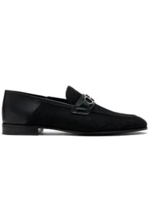 Salvatore Ferragamo Schoenen, Heren, Zwart, 41 EU, Leer, Leren loafers
