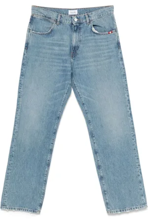 AMISH Jeans, Heren, Blauw, W32, Katoen, Blauwe Jeans voor Mannen