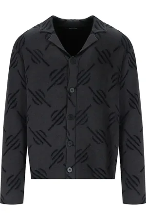 Daily paper Truien, Heren, Zwart, M, Katoen, Kirabo Monogram Cardigan
