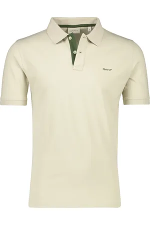 GANT Tops, Heren, , M, Katoen, Polo Shirt met Korte Mouwen