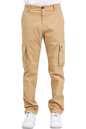 Lyle & Scott Broeken, Heren, , W34, Katoen, Broek met Patch Logo