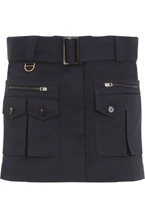Chloé Rokken, Dames, Blauw, S, Katoen, Eclipse Mini Rok