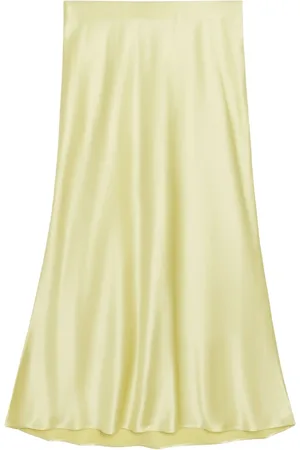 By Malene Birger Rokken, Dames, Geel, M, Tijdloze A-lijn Midi Rok