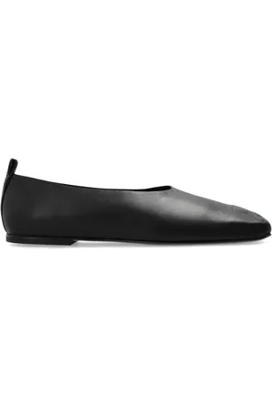 Courrèges Schoenen, Dames, Zwart, 37 EU, Leer, Leren Ballerina`s