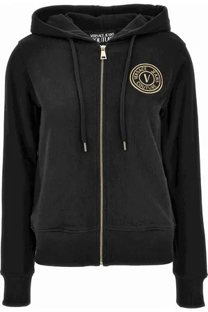 VERSACE Sweatshirts & Hoodies, Dames, Zwart, L, Truien Zwart