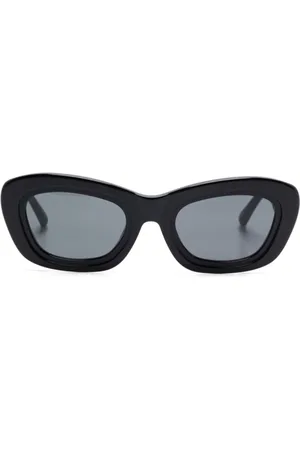 The Attico Accessoires, Dames, Zwart, ONE Size, Cat-Eye Zonnebril