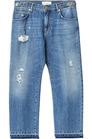 GAËLLE Jeans, Dames, Blauw, W29, Blauwe Straight Jeans, Must-Have Seizoensstijl