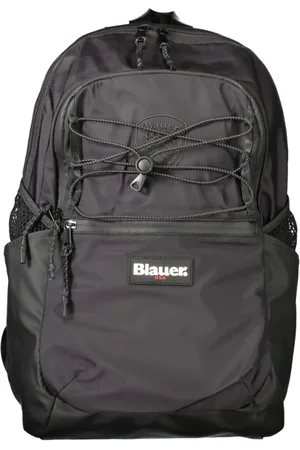 Blauer Tassen, Heren, Zwart, ONE Size, Polyester, Zwarte Polyester Rugzak | Bl-34061