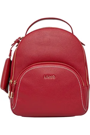 Liu Jo Tassen, Dames, Rood, ONE Size, Leer, Trendy Rugzak