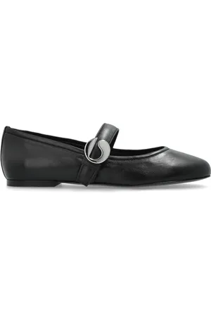 COPERNI Schoenen, Dames, Zwart, 36 EU, Leer, Ballerina Riem Flat
