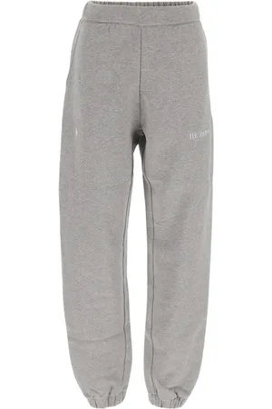 The Attico Broeken, Dames, Grijs, S, Katoen, Cotton Penny Broek
