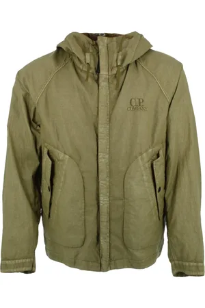 C.P. Company Jassen, Heren, Groen, S, Groene bovenkleding Medium jas