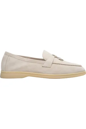 Estro Schoenen, Dames, , 37 EU, Crème Kwastjes Loafers