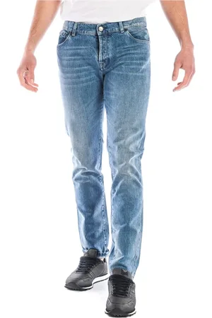 D.A. Daniele Alessandrini Jeans, Heren, Blauw, W28, Denim, Denim Stijl Pj 5682L0413831