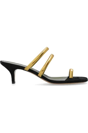 Maria Luca Schoenen, Dames, Geel, 39 EU, Leer, Muiltjes met hak