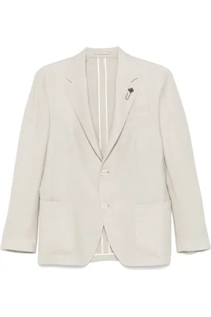 LARDINI Jassen, Heren, , L, Wol, Single-breasted Blazer Stijlvol