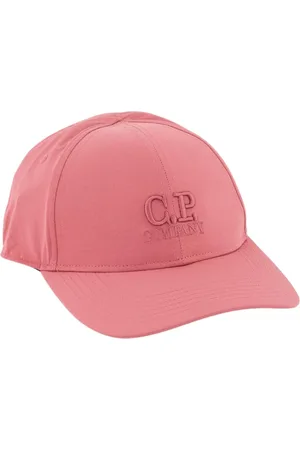 C.P. Company Accessoires, Heren, Rood, ONE Size, Katoen, Bordeaux Cap