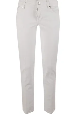 Dsquared2 Jeans, Dames, Wit, S, Katoen, Jennifer Jeans