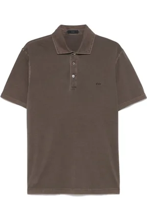 FAY Tops, Heren, Bruin, XL, Katoen, Bruin T-shirt & Polo Combo
