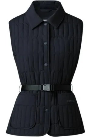 Mackage Jassen, Dames, Zwart, L, Nylon, Helia Vest