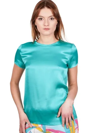 Liu Jo Tops, Dames, Blauw, XS, Array T-Shirt