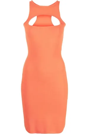 Dsquared2 Kleedjes, Dames, Oranje, S, Korte Jurk