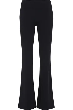 Courrèges Broeken, Dames, Zwart, M, Scuba Tech Bootcut Broek