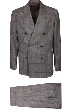 LARDINI Pakken, Heren, Blauw, S, Single Breasted Suit Set