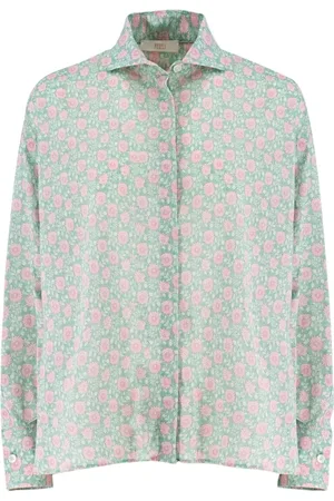 FEDELI Blouses & Shirts, Dames, Veelkleurig, S, Katoen, Blouse