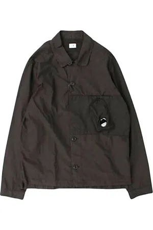 C.P. Company Jassen, Heren, Zwart, L, Katoen, Stijlvolle Jas