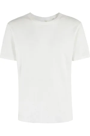 Sunflower Tops, Heren, Wit, L, Katoen, Witte Wafel T-shirt met Korte Mouwen