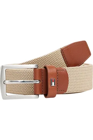 Tommy Hilfiger Accessoires, Heren, , 80 CM, Leer, Elegante Stretchstof Leren Riem