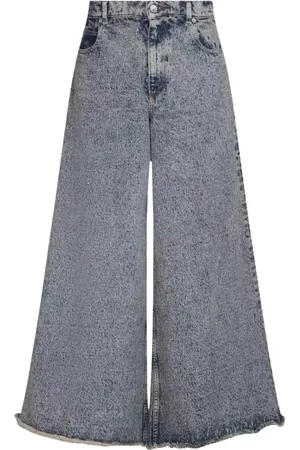 Marni Jeans, Dames, Blauw, S, Katoen, Wide Leg Jeans