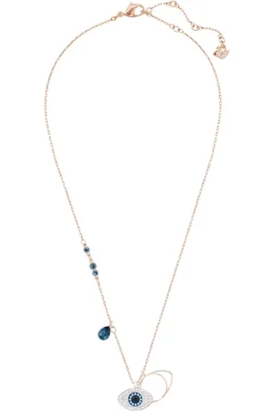 Swarovski Accessoires, Dames, Geel, ONE Size, Unisex Hanger Evil Eye Ketting