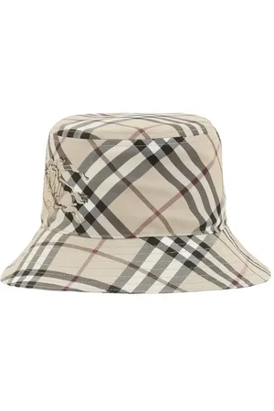 Burberry Accessoires, Heren, Veelkleurig, M, Check Bucket Hat