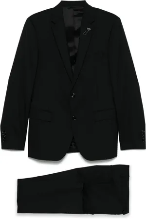 LARDINI Pakken, Heren, Zwart, 2Xl, Polyester, Elegante Zwarte Jurk
