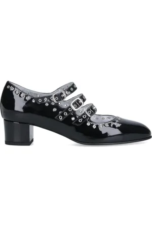 Carel Schoenen, Dames, Zwart, 39 EU, Leer, Mary Jane Pumps