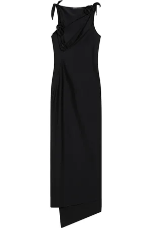 COPERNI Kleedjes, Dames, Zwart, L, Polyester, Maxi-jurk