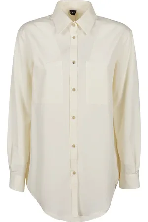 FAY Blouses & Shirts, Dames, Wit, M, Long Sleeve Shirt