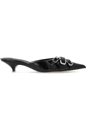 Marc Jacobs Schoenen, Dames, Zwart, 37 EU, Leer, The Emma 35 Leren Muiltjes